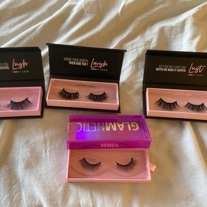 4 sets of Glamnetic magnetic false lashes - never used